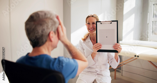 Amsler Grid Sight Examination