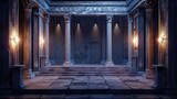 Ancient Theater: 3D Rendered Stage in Greek and Roman Architecture - 3d Platform 
