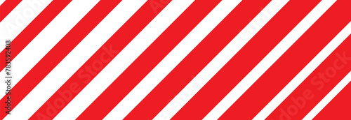 Top view of white and red striped surface for background. Red vertical lines on halftone white background. Linear graphic illustration. Pattern, paper, design, packaging, Christmas. 11:11