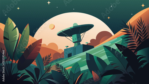 As the satellite zoomed in rows upon rows of tall leafy plants could be seen growing on the previously lifeless planet a testament to the