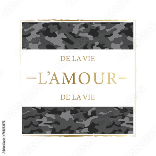 Love of life. Print artwork design.