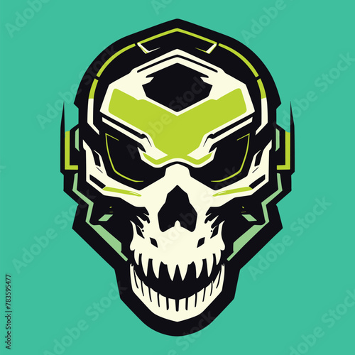 green lizard robot head mascot cartoon