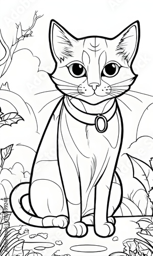 Cheerful Kitty Coloring Activities for Toddlers: Printable Fun 