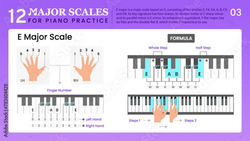 E Major Scale Visual Guide Essential Music Theory for Piano