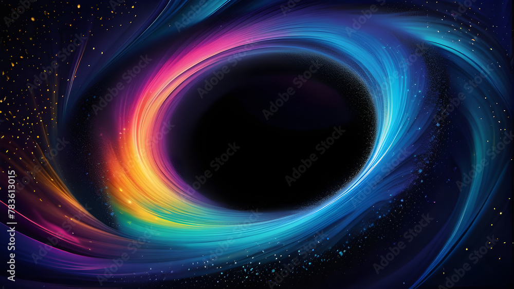 Blue Black Hole: Celestial Abyss, Deep Space Vortex, Cosmic Portal, Luminous Galactic Depths(Generative AI) Blue Black Hole: Celestial Abyss, Deep Space Vortex, Cosmic Portal, Luminous Galactic Depths(Generative AI)