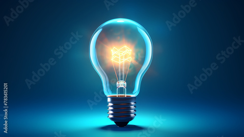 Light bulb concept background