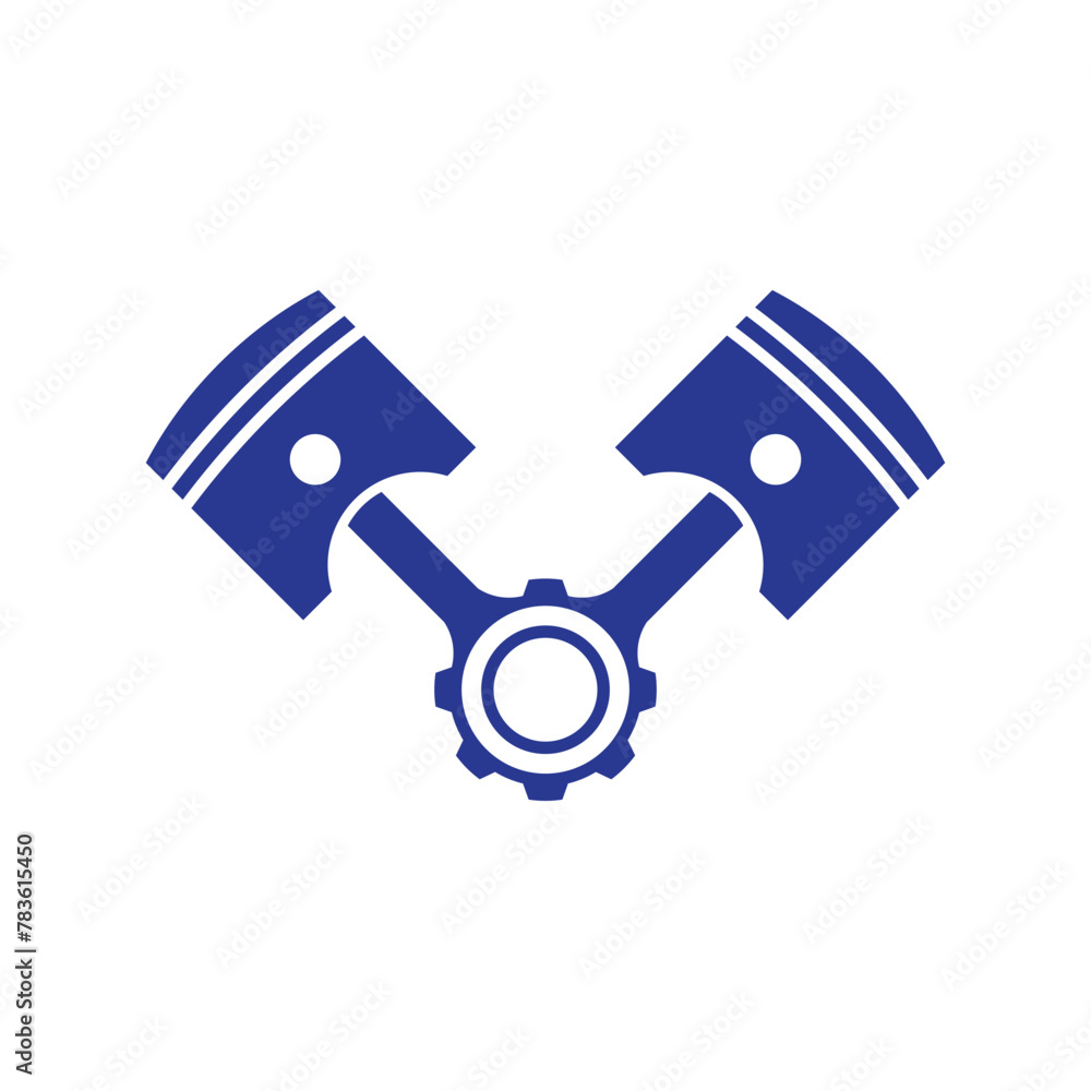 piston maintenance workshop logo design piston maintenance workshop logo design