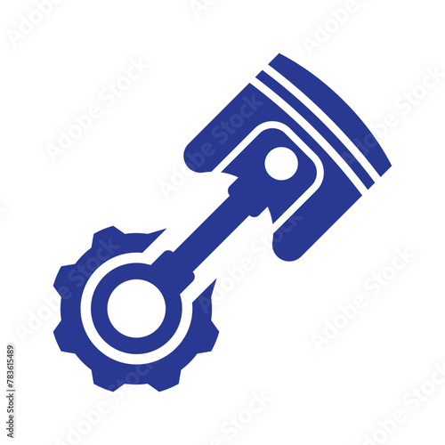 piston maintenance workshop logo design