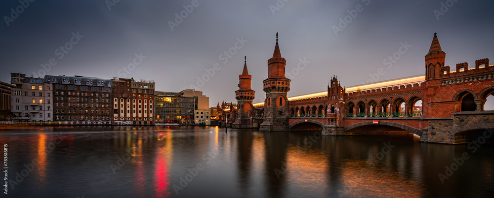 Naklejka premium Beautiful Cityscapes of Berlin in Germany.