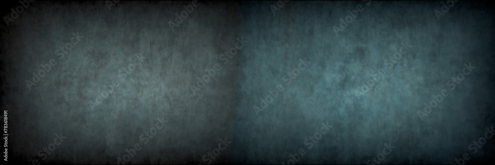 blue to black gradient colored parchment vintage old paper texture from Generative AI