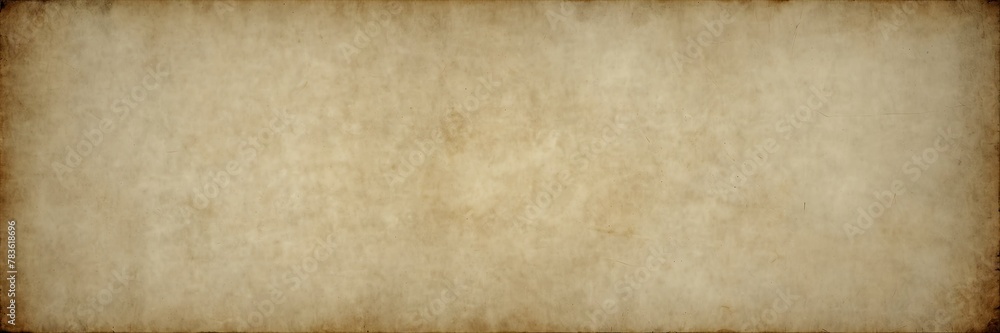 white colored parchment vintage old paper texture from Generative AI