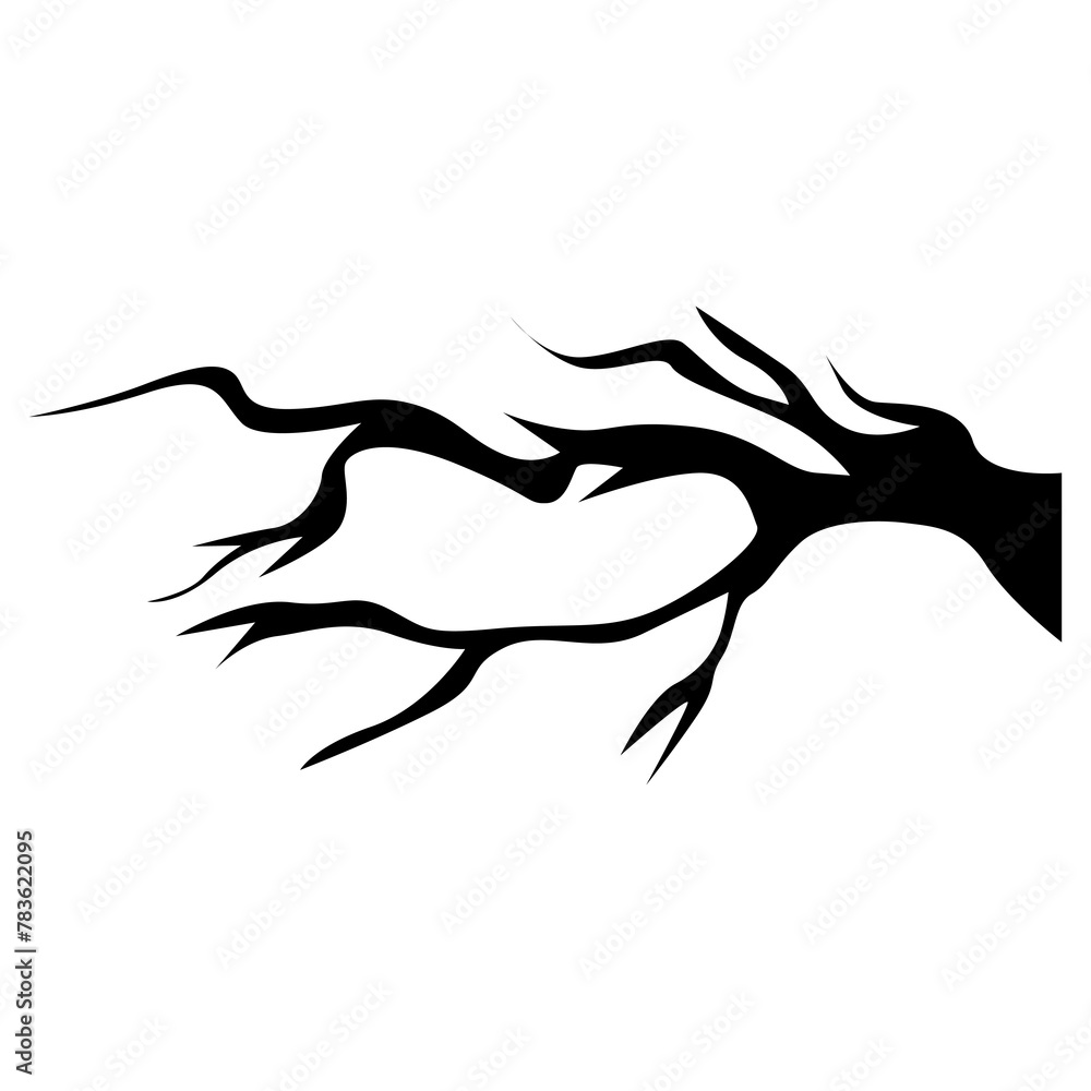 branches silhouette element transparent background branches silhouette element transparent background