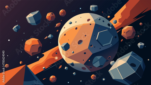 In the vastness of the asteroid belt remnants of broken spacecraft and chunks of metal drift listlessly a testament to our disregard for proper