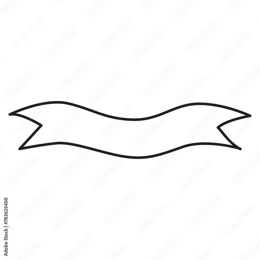 Ribbon for text box element transparent background Ribbon for text box element transparent background