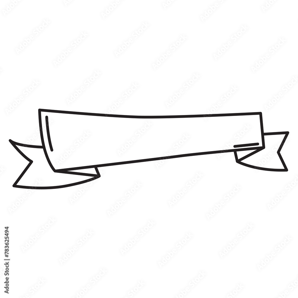 Ribbon for text box element transparent background Ribbon for text box element transparent background