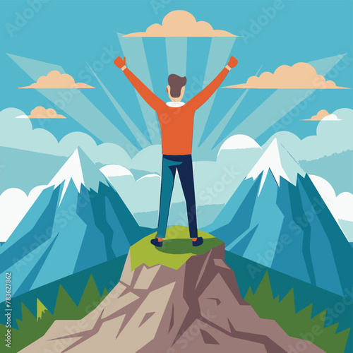 Conquering Heights: The thrill of ascending to new summits