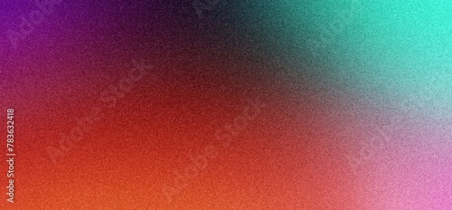 Purple blue red , template empty space , grainy noise grungy texture color gradient rough abstract background shine bright light and glow