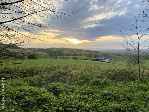 A view of the Cheshire Countryside at Peckforton