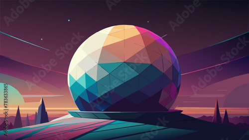 The Dyson Sphere stands as a testament to humanitys ingenuity and determination. Its metallic surface is a hive of activity with ships