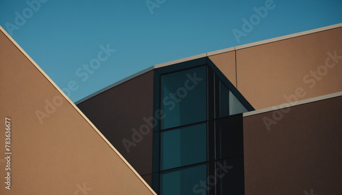Architecture Facade Background closeup with copy space