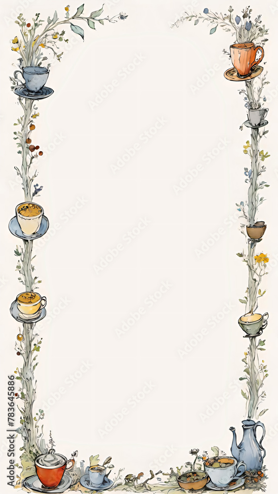 Cafe and patisserie menu template Cafe and patisserie menu template