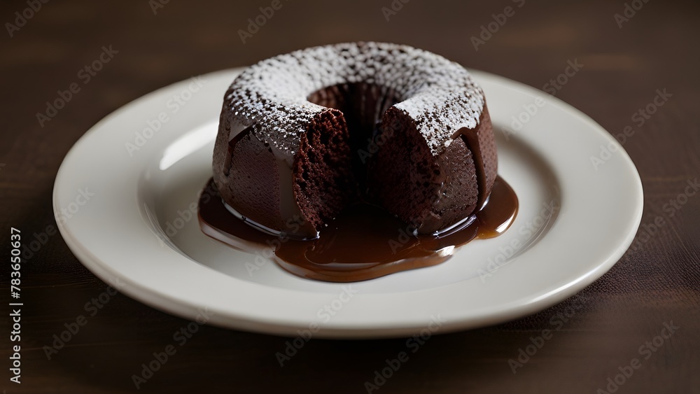 chocolate cake with chocolate, ai generated chocolate cake with chocolate, ai generated