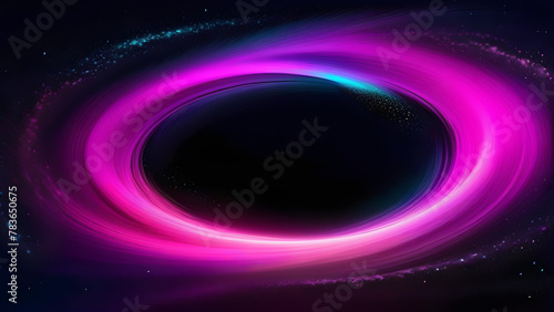 Radiant Pink Black Hole Background, Enchanting Pink Hue in Black Hole Imagery, Pink Splendor of a Black Hole, Pink Elegance in the Abyss of a Black Hole(Generative AI)