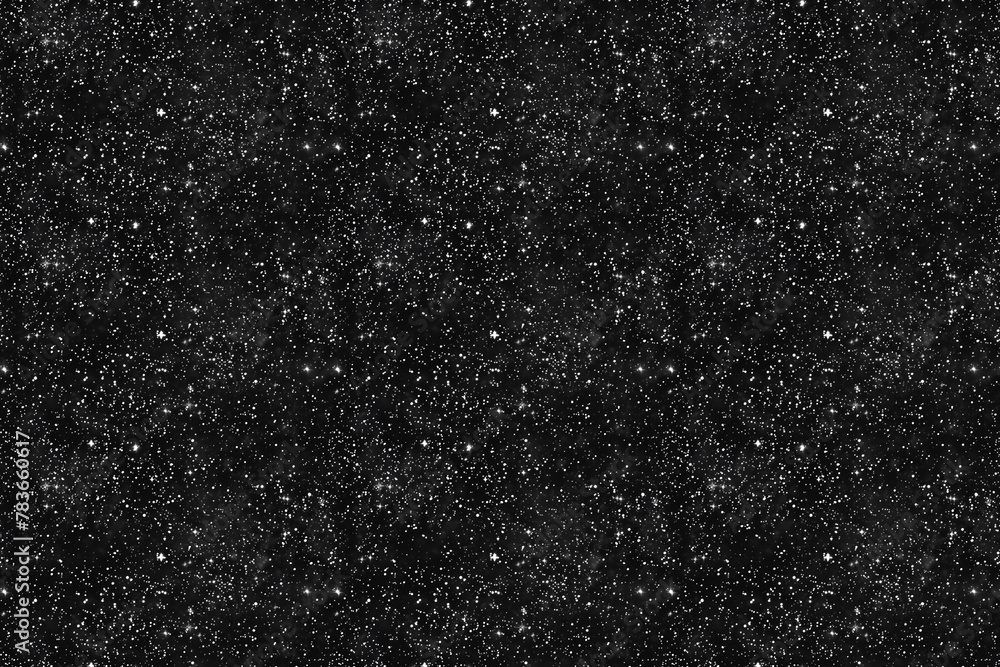 Seamless black and white starry sky pattern Seamless black and white starry sky pattern