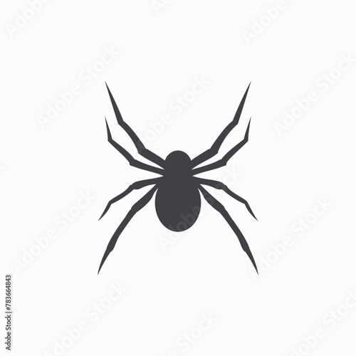 Spider logo template vector and icon