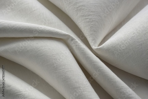 close up of white fabric