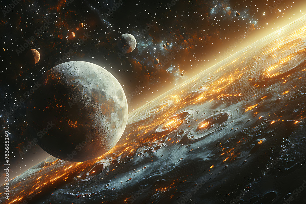 An awe-inspiring deep space wallpaper featuring galaxies, nebulae, and ...