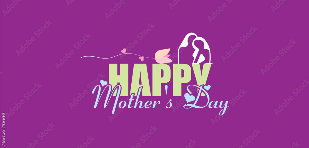 Celebrate Mom with Beautiful Illustration Design for Mother's Day Celebrate Mom with Beautiful Illustration Design for Mother's Day