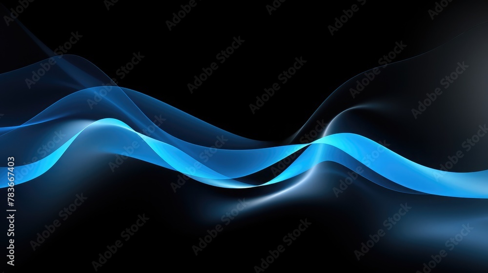Black and Blue Wave Business Background Vector Art Black and Blue Wave Business Background Vector Art
