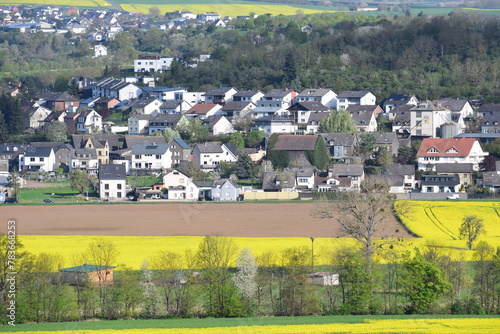 village Thür in the Eifel during spring