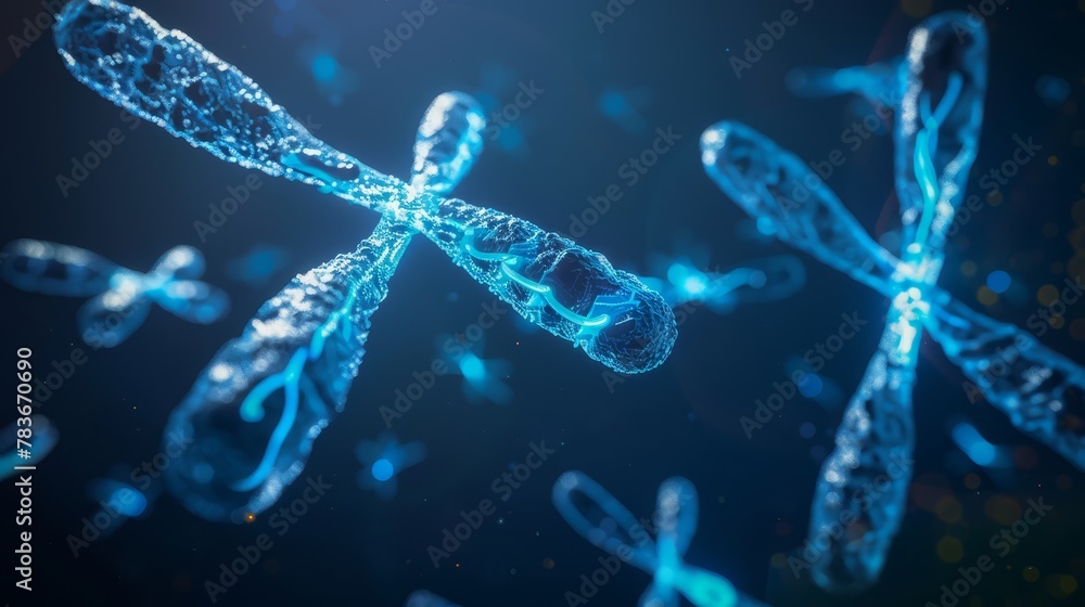 The X chromosome's fragile site is a hallmark of Fragile X syndrome, a subject of study in the intersecting fields of medical science and biotechnology. The X chromosome's fragile site is a hallmark of Fragile X syndrome, a subject of study in the intersecting fields of medical science and biotechnology.