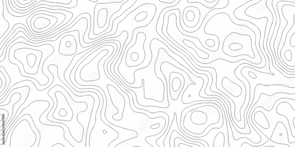 Abstract pattern with lines. Abstract sea map geographic contour map and topographic contours map background. Abstract white pattern topography vector background. Topographic line map background.