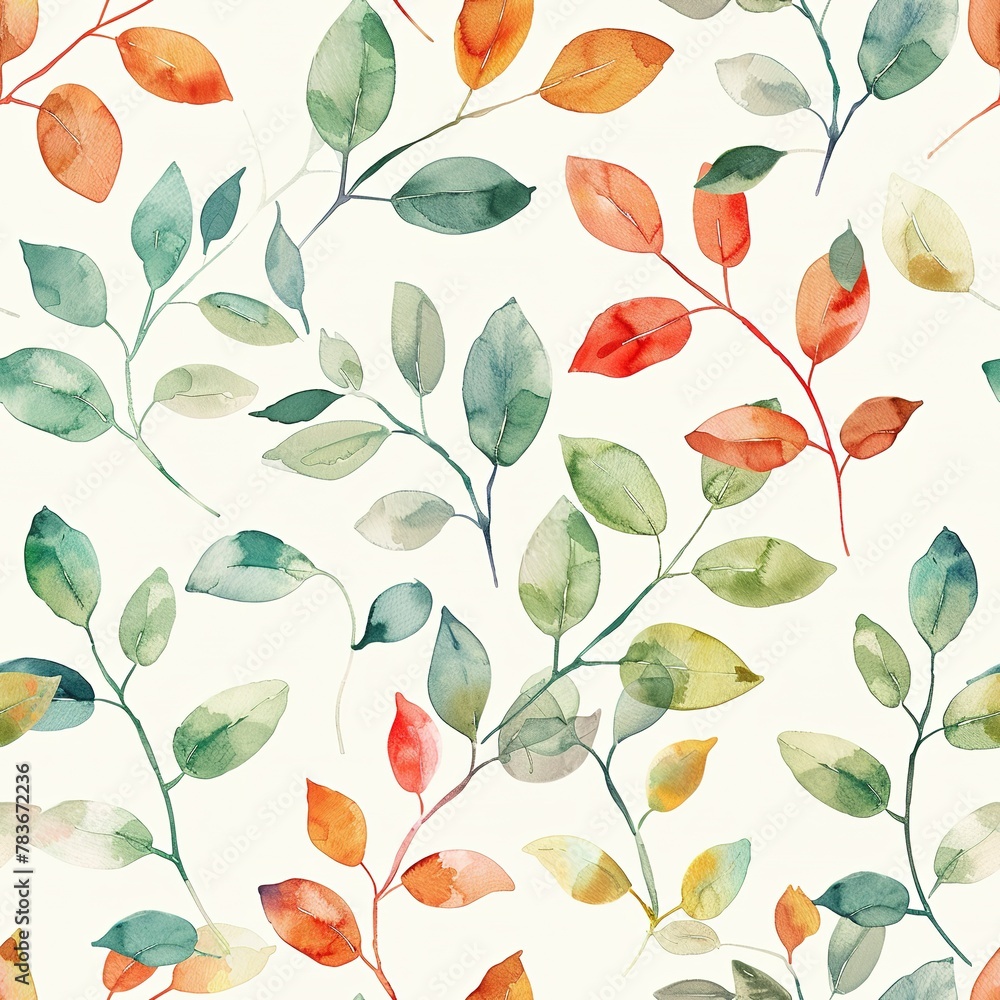 Light watercolor leaflets, seamless, fresh spring vibe s. Seamless Pattern, Fabric Pattern, Tumbler Wrap, Mug Wrap. Light watercolor leaflets, seamless, fresh spring vibe s. Seamless Pattern, Fabric Pattern, Tumbler Wrap, Mug Wrap.