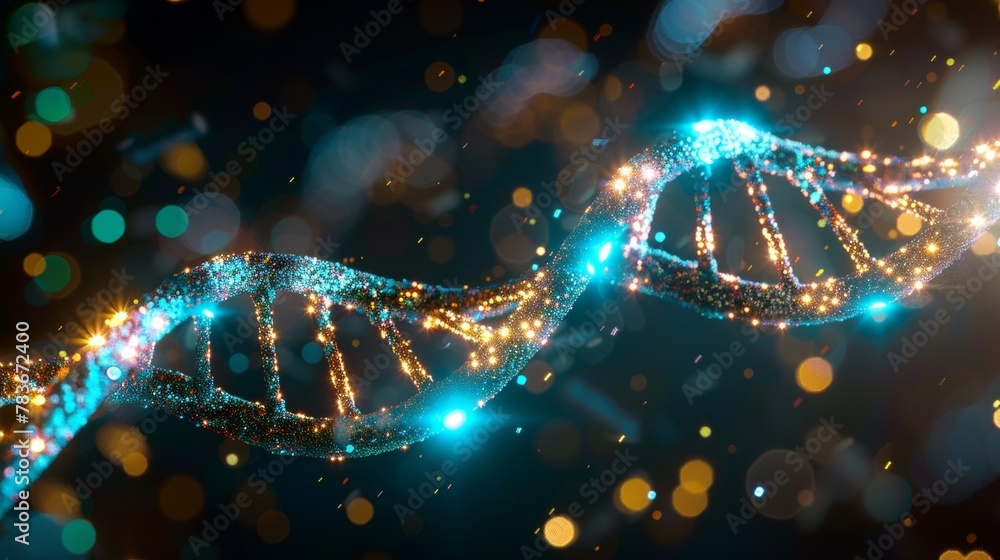 Assembly of DNA molecules, central to understanding the human genome, and crucial in the fields of medical research and genetic engineering. Assembly of DNA molecules, central to understanding the human genome, and crucial in the fields of medical research and genetic engineering.
