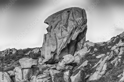 Scenic rocks in Santa Teresa Gallura, Sardinia, Italy