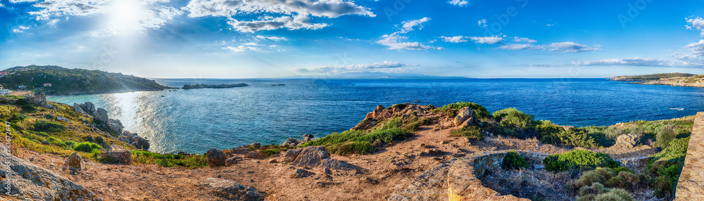 Panoramic view over the sea, Santa Teresa Gallura, Sardinia, Italy
