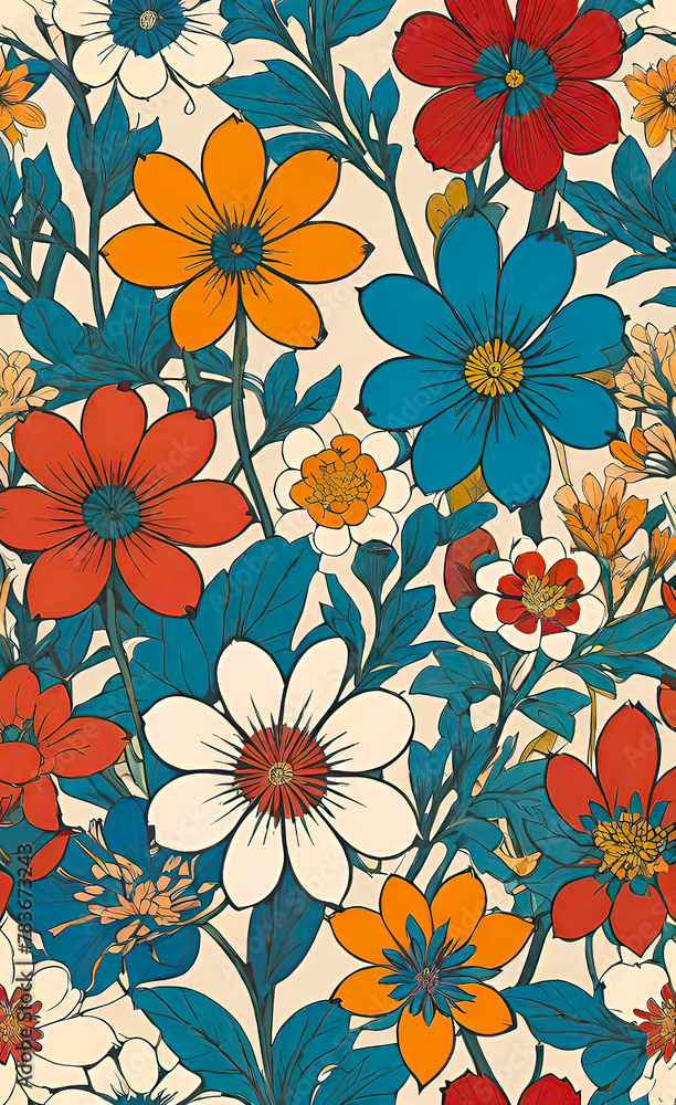 Beautiful seamless floral background, background for smartphone, background for greeting card, Beautiful seamless floral background, background for smartphone, background for greeting card,