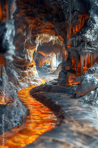 Captivating Cavern Landscapes Sculptured Formations Carved by Nature Over Millennia