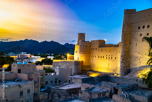 Bahla Fort in Ad Dakhiliyah Governorate, Oman photo