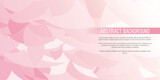 Abstract brush shapes pink background