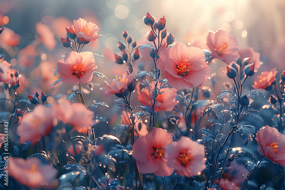 Vibrant floral wallpaper featuring a beautiful arrangement of colorful flowers in full bloom, creating an enchanting and refreshing backdrop for nature-inspired designs and elegant spaces
Vibrant floral wallpaper featuring a beautiful arrangement of colorful flowers in full bloom, creating an enchanting and refreshing backdrop for nature-inspired designs and elegant spaces