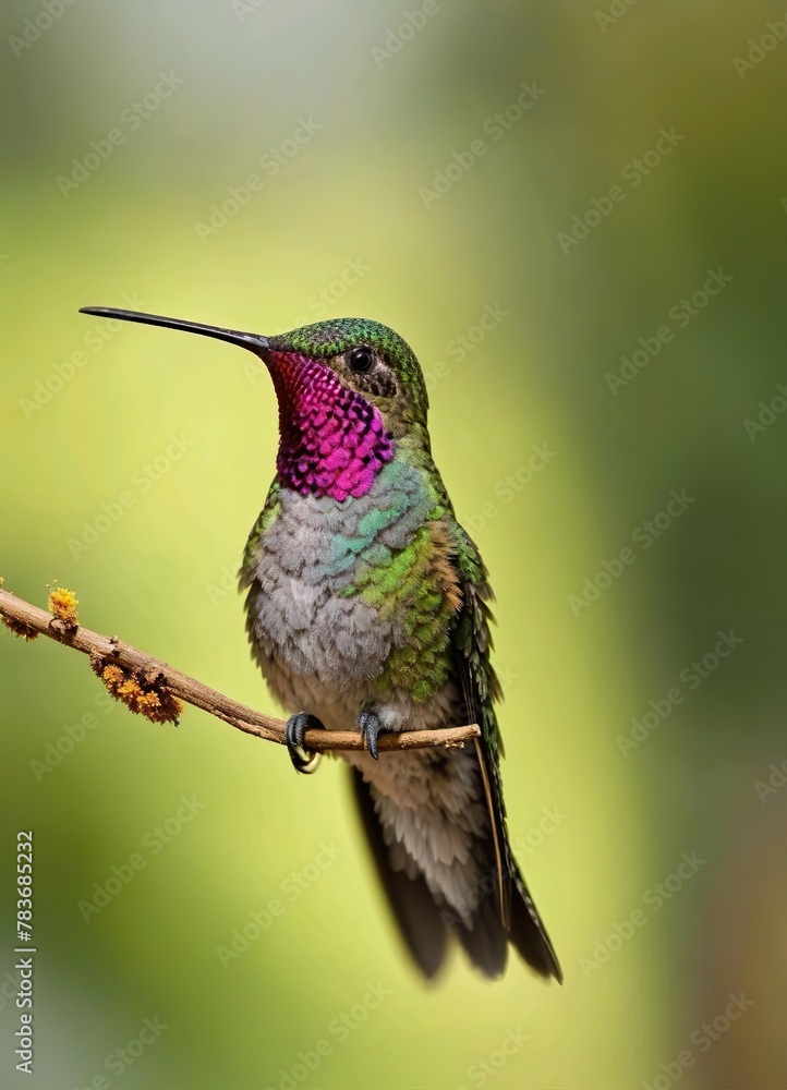 Obraz premium hummingbird feeding on a flower