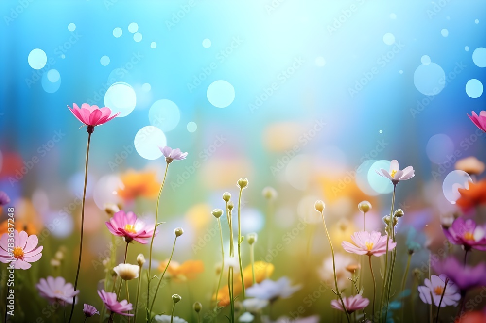 spring flowers background