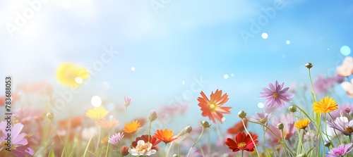 spring meadow with flowers © khadija