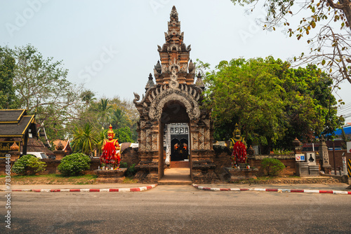 Front gate of Wat Lok Moli (ID: 783688448)