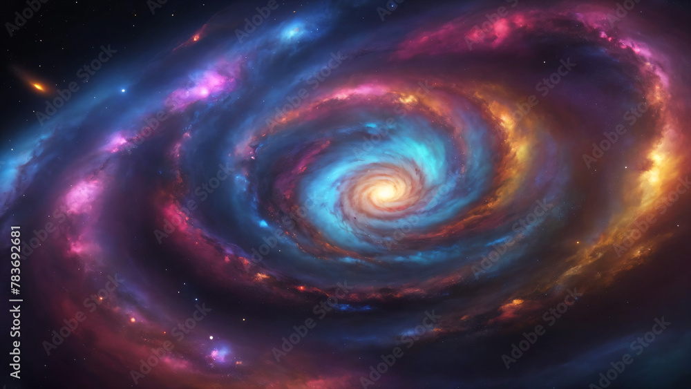 A Colorful Galaxy A Colorful Galaxy
